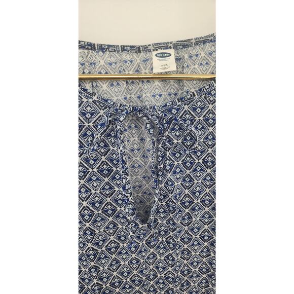 New NWT Old Navy Cotton Long Sleeve Midi Dress Comfy Flowy Blue XXL - Picture 3 of 8